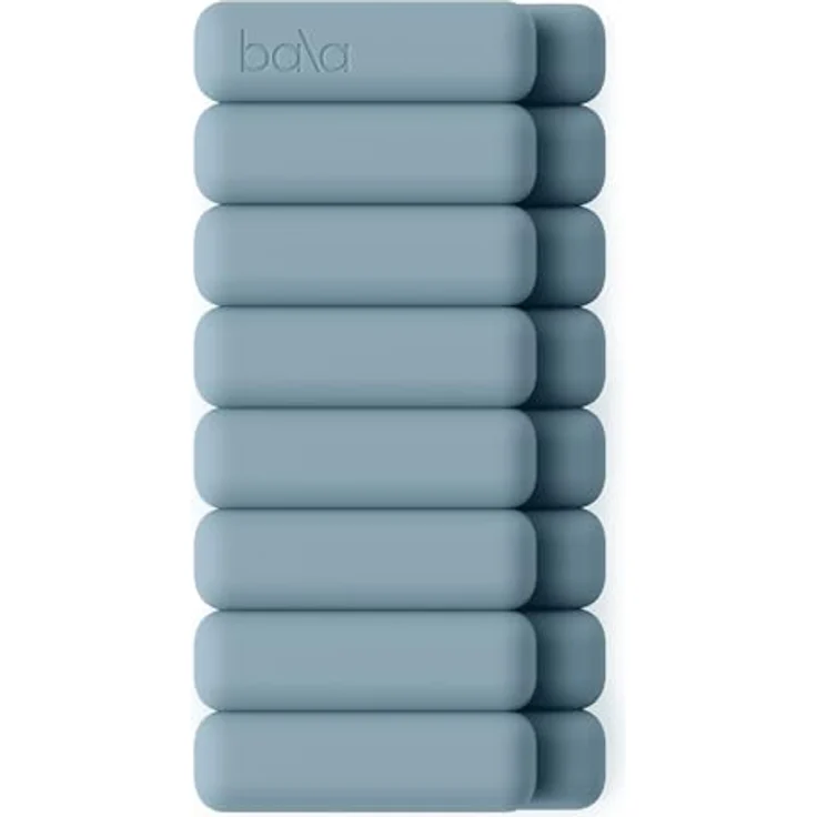 Bala Armreifen – 2er-Set (je 0,5 kg) | verstellbare tragbare Handgelenk- und Knöchelgewichte | Yoga, Tanz, Barre, Pilates, Cardio, Aerobic, Walking | Monochromatisches Meer – Bild 4