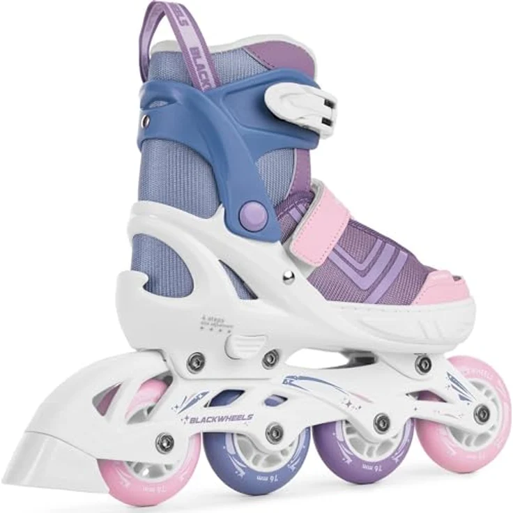 BLACKWHEELS Playful Unicorn, Inlineskates in Lila mit integrierter Bremse und regulierbarem One Step Adjustment System (Größe 36-39) – Bild 7