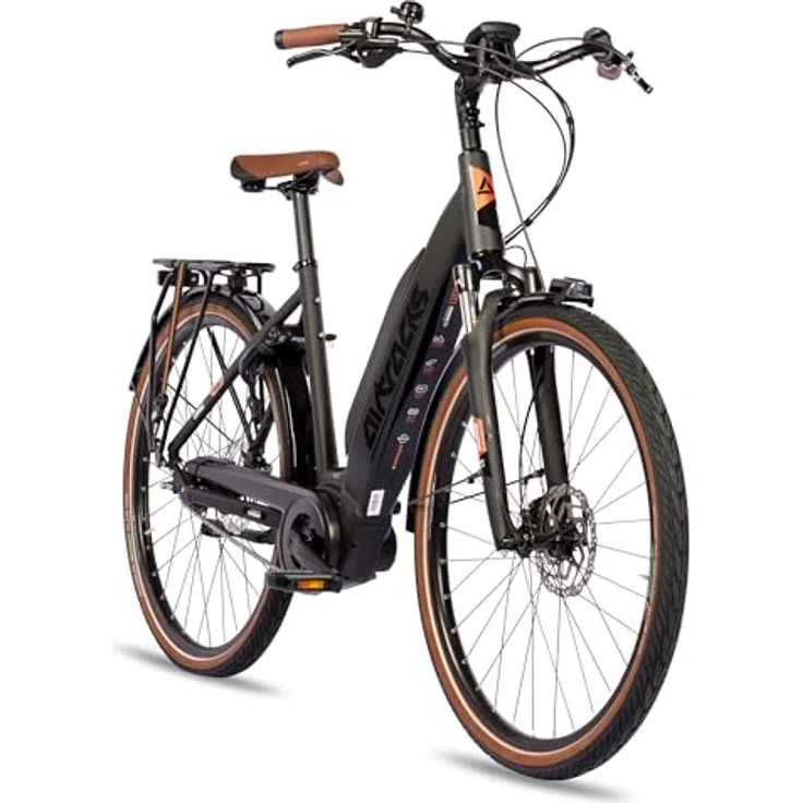 Airtracks 28 Zoll Damen E-Bike LS Trekking Fahrrad Lumina Active Plus LINE Gen3 500 Wh 8s Shimano Nexus - Rahmenhöhe 50cm (Körpergröße 165-180cm) in Schwarz – Bild 5