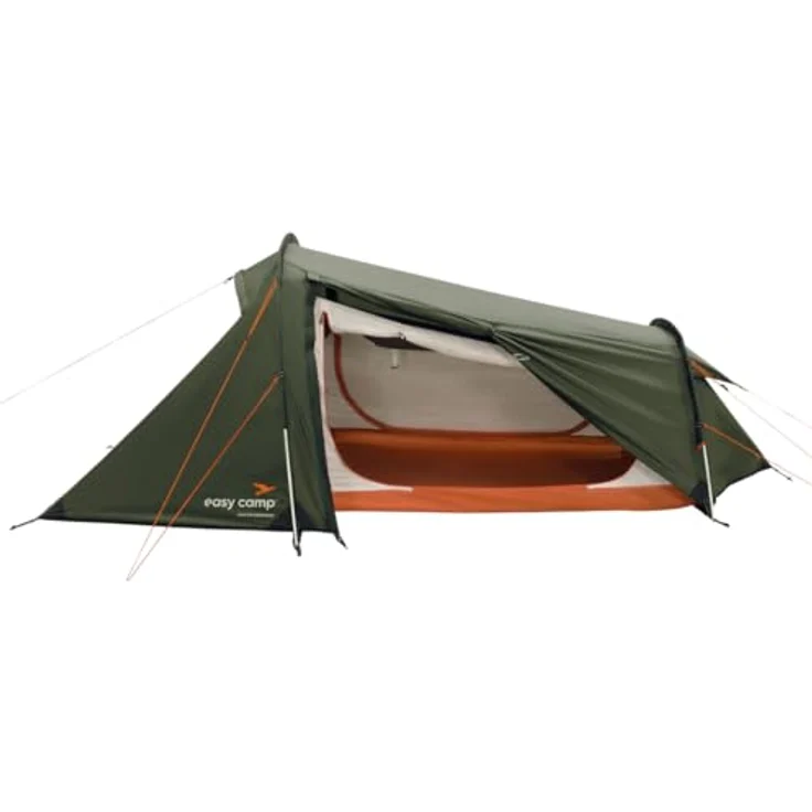 Easy Camp Sarek 2, Tunnelzelt für 2 Personen, kompakt und leicht mit seitlichem Eingang und Veranda, 2.20 kg – Bild 3