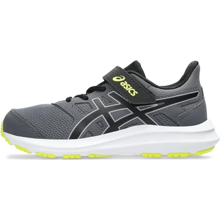 Asics Laufschuhe 1014A299-020, neutrale Kinder Sportschuhe mit atmungsaktivem Mesh, CARRIER GREY/BLACK, Größe 31.5 – Bild 5