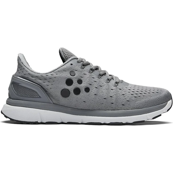 Craft V150 Engineered Laufschuhe Damen, Leichtgewicht mit hoher Energierückgabe und Vibram®-Sohle, Grau