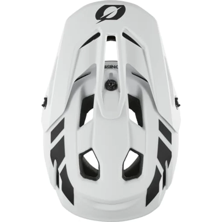 O'Neal Helm SL1 CREST, leichtgewichtiger Enduro Full-Face Helm mit optimaler Ventilation, weiß/schwarz, Größe XL – Bild 2