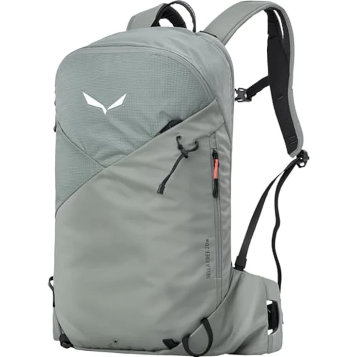 Salewa Sella Wanderrucksack, 52 cm, grau, 100% Nylon, kompakte Größe 32 cm x 13 cm – Bild 2