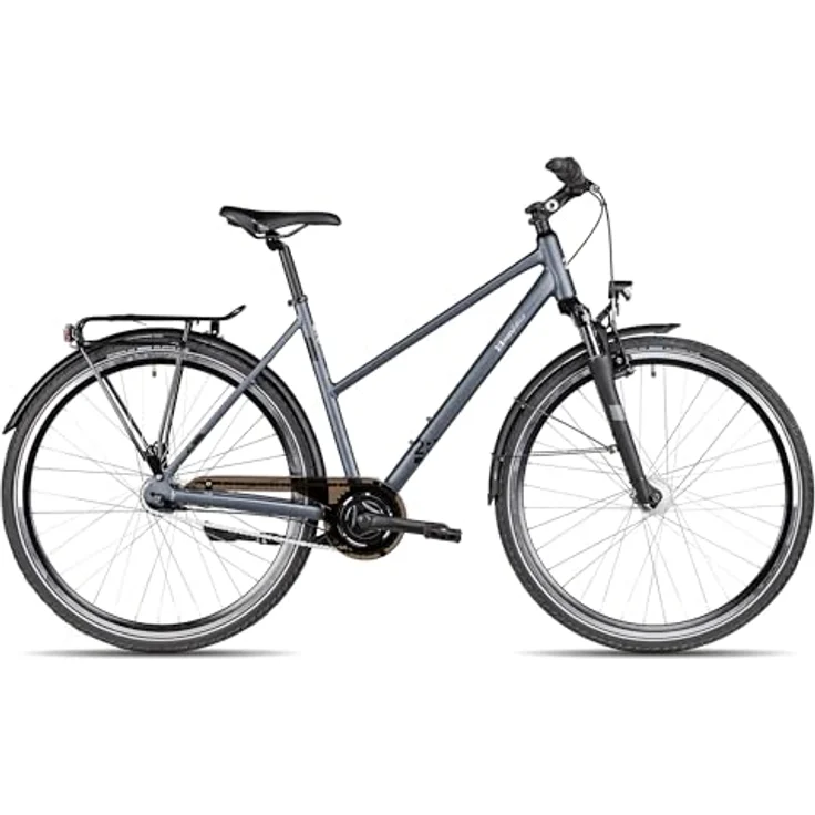 2R Manufaktur TRS NEX Cityfahrrad, 7-Gang Shimano Nexus Nabenschaltung mit Rücktritt, dunkelgrau matt/grau schwarz matt, 51 cm – Bild 1