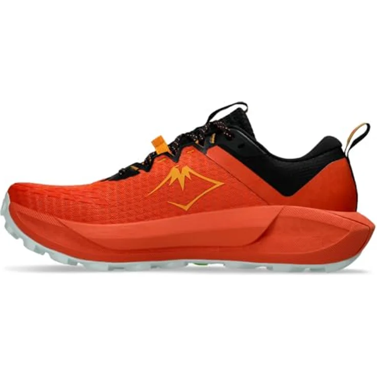 ASICS GEL-Trabuco 13, Trailrunningschuhe mit optimaler Atmungsaktivität, Nova Orange/Pure Aqua, Größe 43.5 – Bild 5