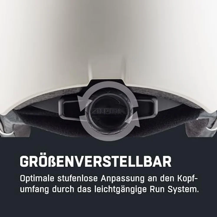 Alpina Arber Visor Q-lite White Matt, Größe 51 - 55 cm - Ski- & Snowboardhelm, Farbe Weiß – Bild 6