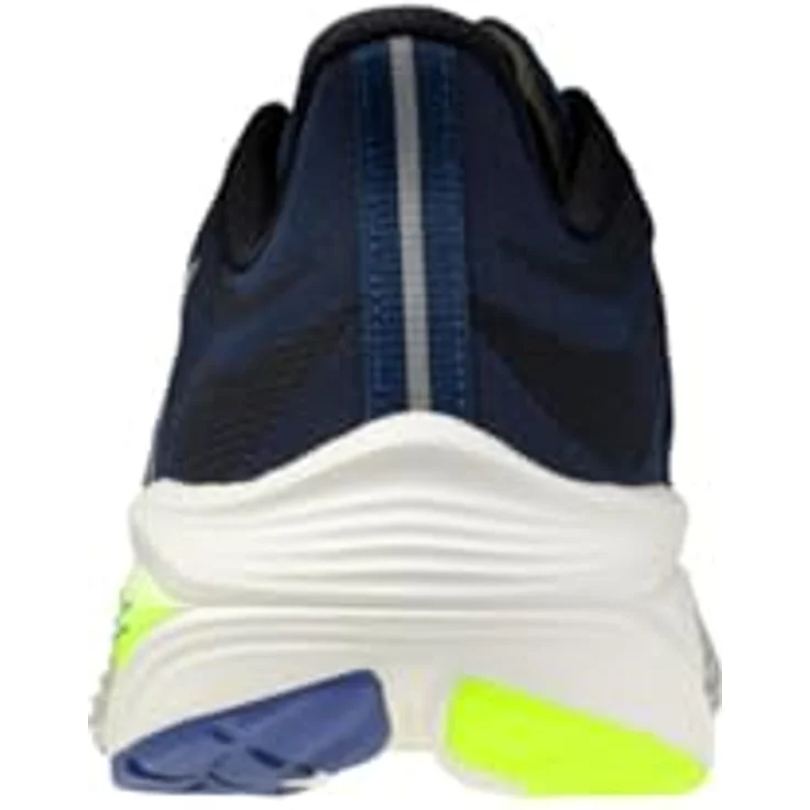 Mizuno Neo Cosmo, Laufschuhe mit MIZUNO ENERZY NXT Dämpfung, Estate Blue/White/Lightning Yellow, Größe 42.5 – Bild 4