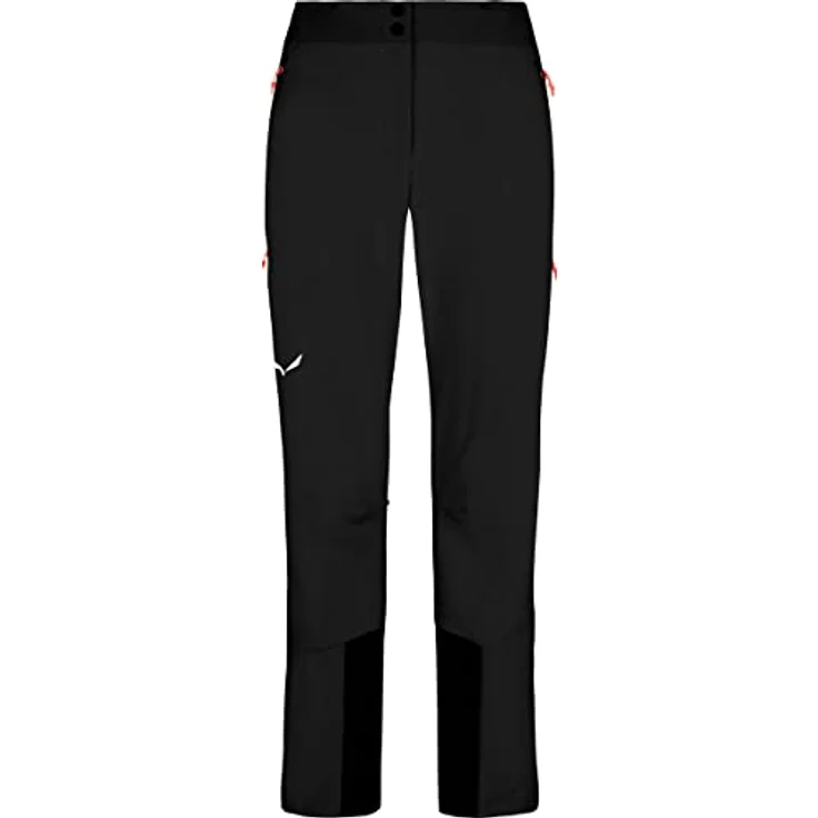 Salewa Sella DST Damen PANTS, Softshell Skihose mit Rist-Patches und belüfteten Beinen, Schwarz, Größe L – Bild 1