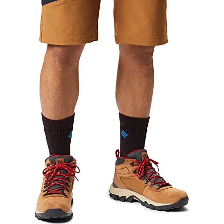 Columbia Newton Ridge Plus II Sued, Herren-Wanderstiefel mit wasserdichtem Obermaterial und griffiger Außensohle, braun – Bild 8