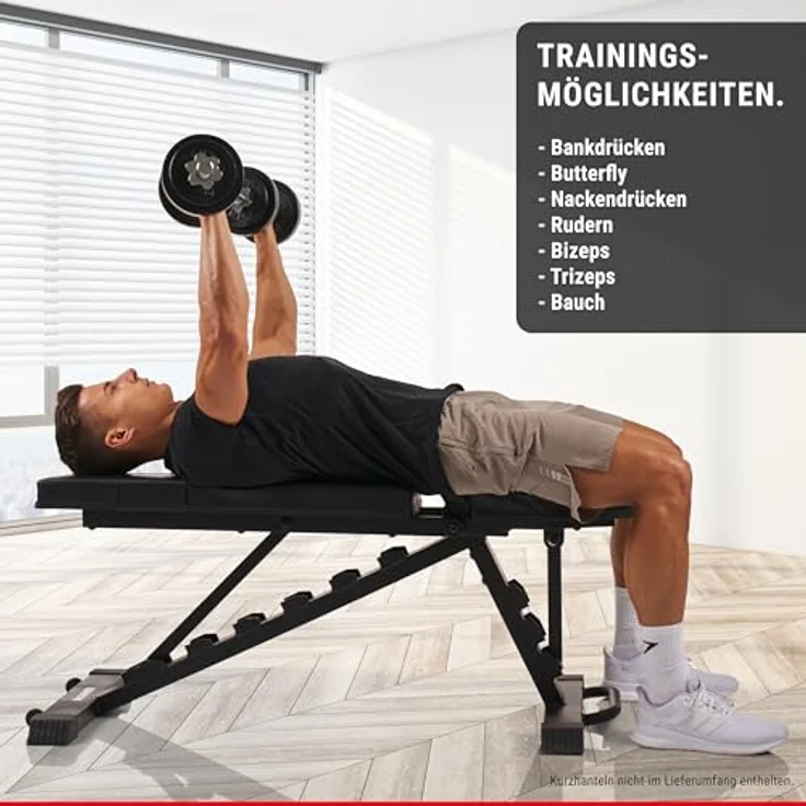 Hammer Trainingsbank Force 6.0, Schrägbank mit negativer Trainingsposition, Shadow-Black – Bild 5