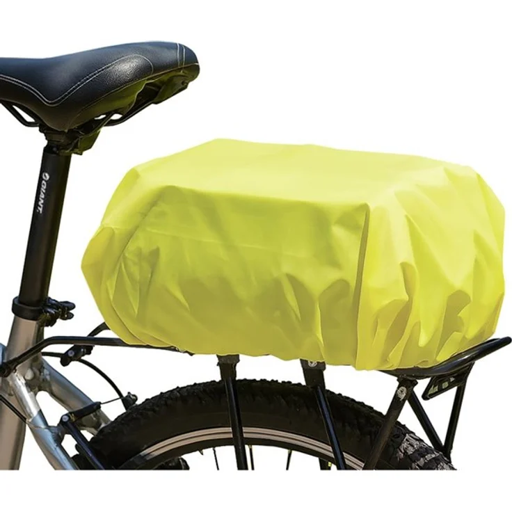 Wozinsky Universal Regenhaube mit Gummizug für Fahrradtaschen und Rucksäcke, grün, wasserdicht und flexibel