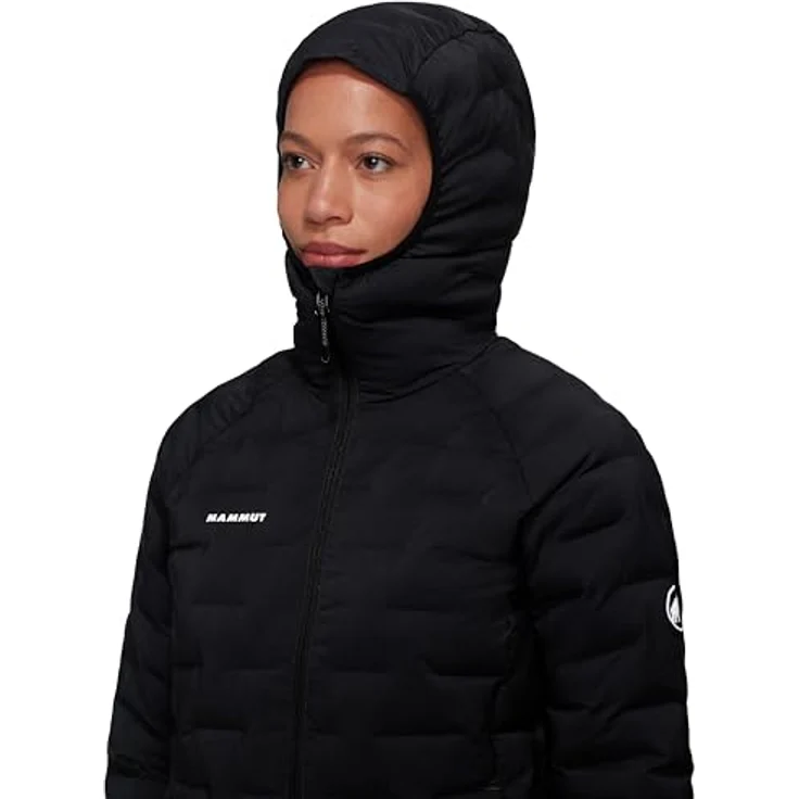 Mammut Sender IN Hooded Jacket Women, leichte Skijacke mit Loopinsulation und recyceltem Material, Schwarz, S – Bild 5