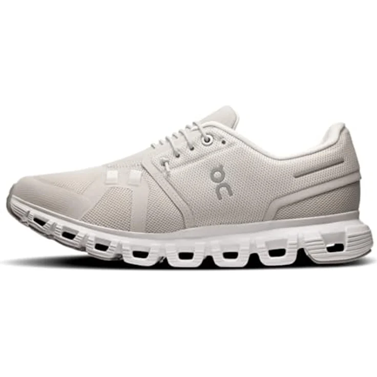 ON Running Cloud 6, Damen Laufschuhe aus atmungsaktivem Mesh mit CloudTec®-Dämpfung, Pearl-White, EU 40.5 US 9 – Bild 6