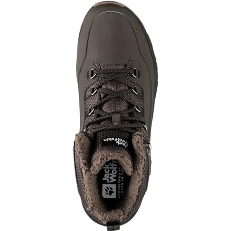 Jack Wolfskin Everquest Texapore Mid M, Winterschuh Herren mit isolierender TEXAPORE Membran, dunkelbraun, Größe 40,5 – Bild 7