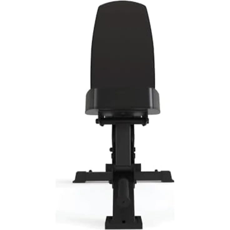Atletica B4 Schrägbank | Fitness-Studio Qualität | Rückenlehne mit Metallplatte verstärkt | Langlebiger Mesh-Bezug | 8cm Dicke Polsterung | Klasse H Zertifiziert | Schwarz – Bild 5
