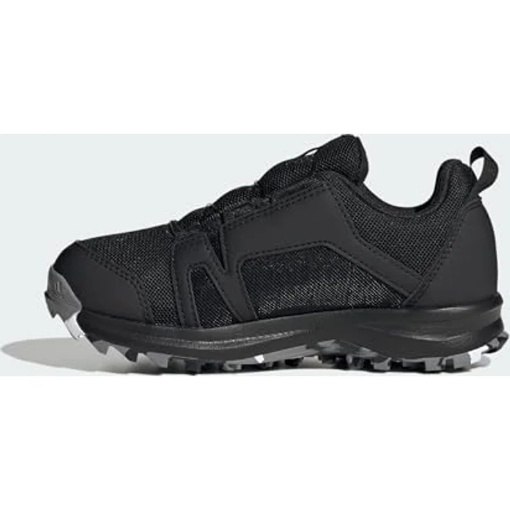 Adidas TERREX AGRAVIC BOA R.RDY K, wasserdichte Trailrunning-Schuhe mit BOA® Fit System, schwarz/weiß/rot – Bild 2