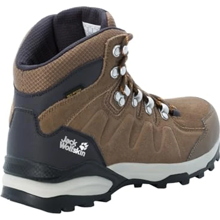 Jack Wolfskin REFUGIO TEXAPORE MID W, wasserdichte Wanderschuhe mit EVA-Dämpfung und griffiger Gummisohle – Bild 6