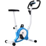 vidaXL Heimtrainer mit Riemenantrieb Blau, LCD-Display & Verstellbarer Sattel - Preisvergleich