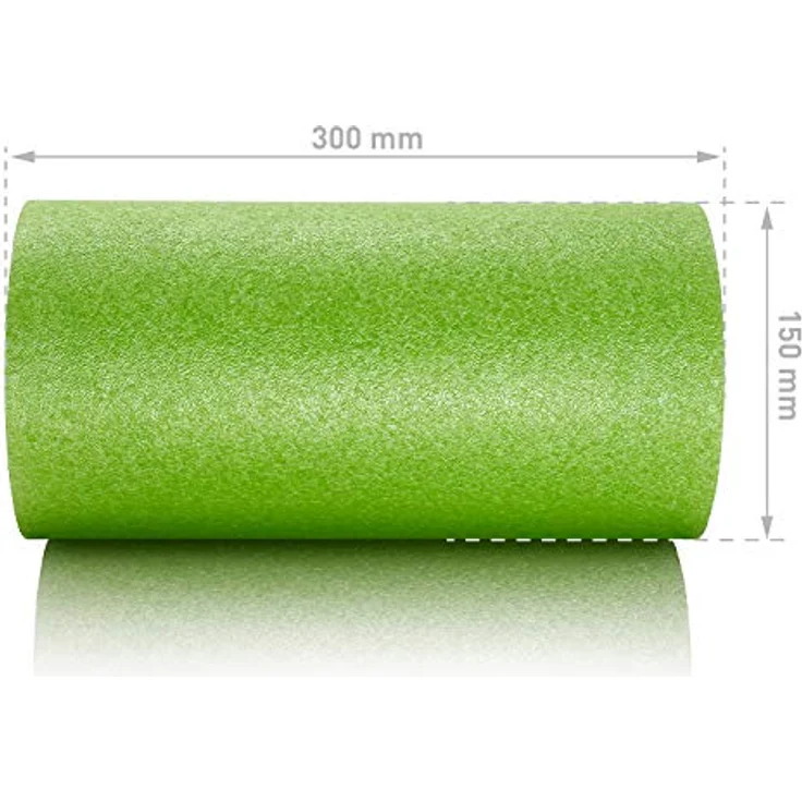 BODYMATE Faszienrolle Standard Mittel-Hart, Apfel-Grün 30x15cm, inklusive Gratis E-Book für effektive Eigenmassage und verbesserte Durchblutung – Bild 5