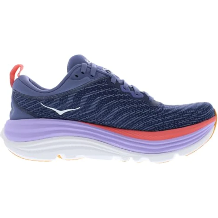 Hoka Gaviota 5, Damen Laufschuh mit EVA-Zwischensohle und atmungsaktivem Obermaterial, Blau, Größe 5 – Bild 2