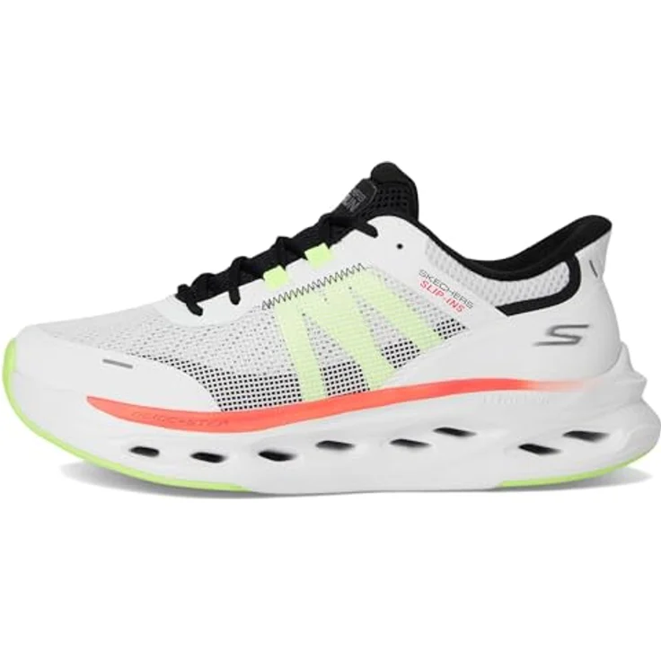 SKECHERS MAX CUSHIONING GLIDE, Laufschuhe mit Heel Pillow-Technologie, weiß – Bild 4