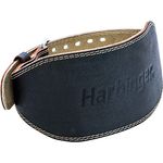 Harbinger Gewichthebergürtel, Gepolsterter Ledergürtel für Mehr Komfort Beim Krafttraining, Schwarz