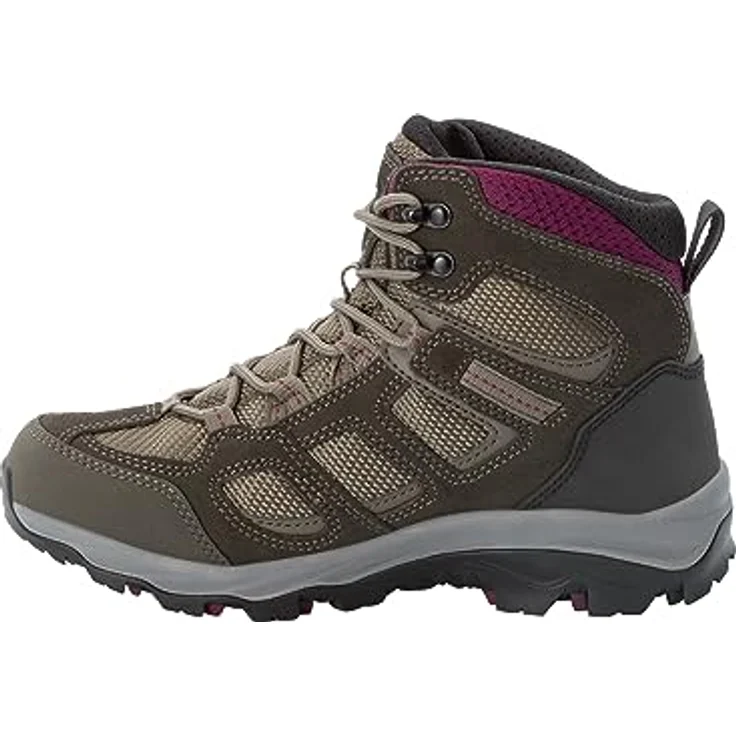 Jack Wolfskin VOJO 3 TEXAPORE MID W, Wasserdichter Damen-Wanderschuh mit atmungsaktivem TEXAPORE CORE-Futter und griffiger Gummisohle – Bild 2