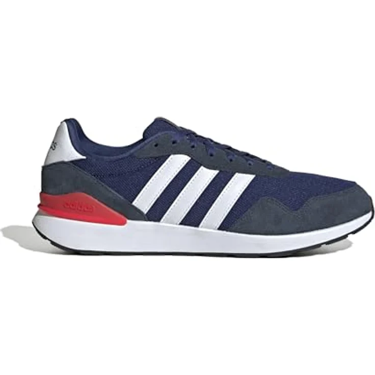Adidas RUN 60S Laufschuhe im Retro-Stil, Textil und Wildleder, Schnürverschluss, Standard-Passform, Dämpfung für ganztägigen Komfort – Bild 2
