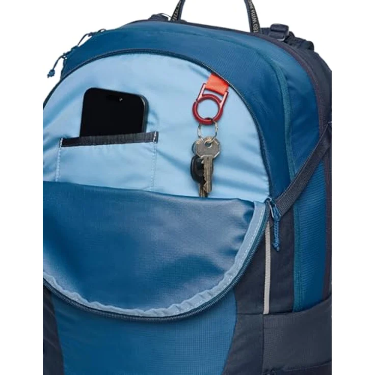 VAUDE Wizard 30+4, Multifunktionaler Wanderrucksack mit ErgoShape-Schultergurten und erweiterbarem Volumen, recyceltes Polyamid – Bild 5