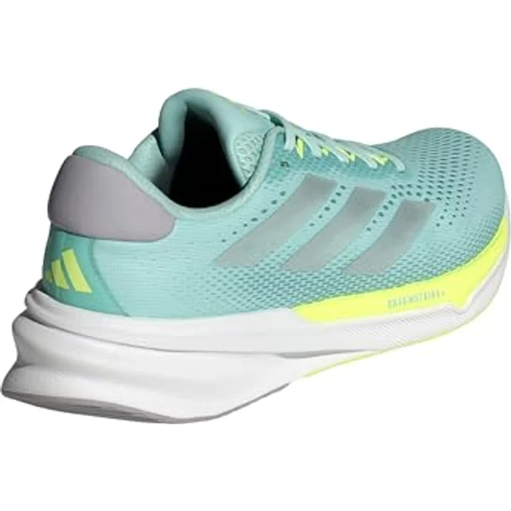 Adidas Damen Laufschuhe SUPERNOVA STRIDE 2, Hybrid-Zwischensohle aus Dreamstrike+, atmungsaktiv, semi flash aqua/matte silver/white, Größe 5 – Bild 5