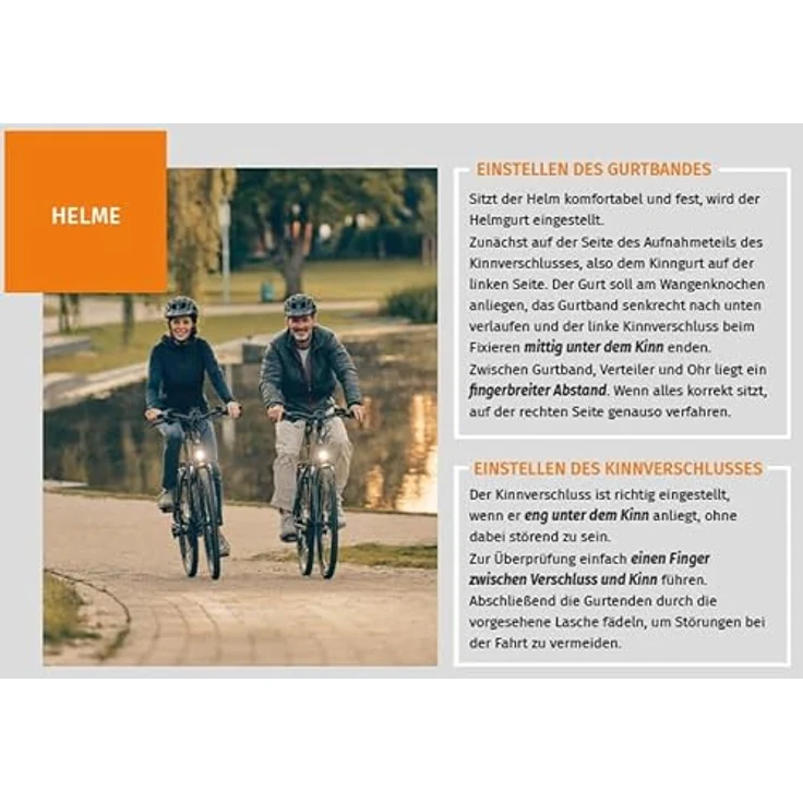 Fahrradhelm Urban, rot, 52-58 cm – Bild 7