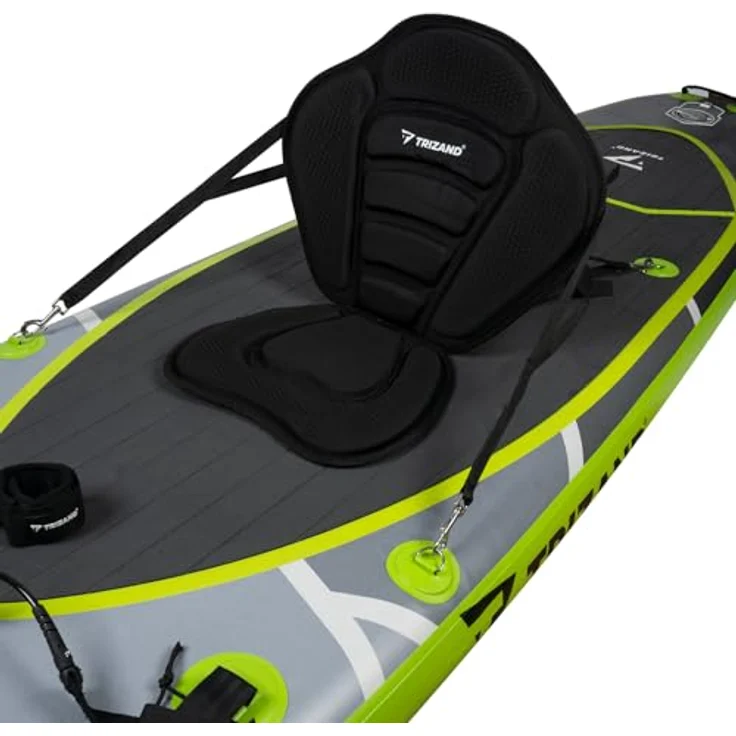 TRIZAND Trizand Sup Stand Up Paddling Board 350cm, inkl. Sitz, verstellbarem Paddel, Rucksack & Zubehör, Mehrschichtiges PVC, Stich- und Abriebfest – Bild 5
