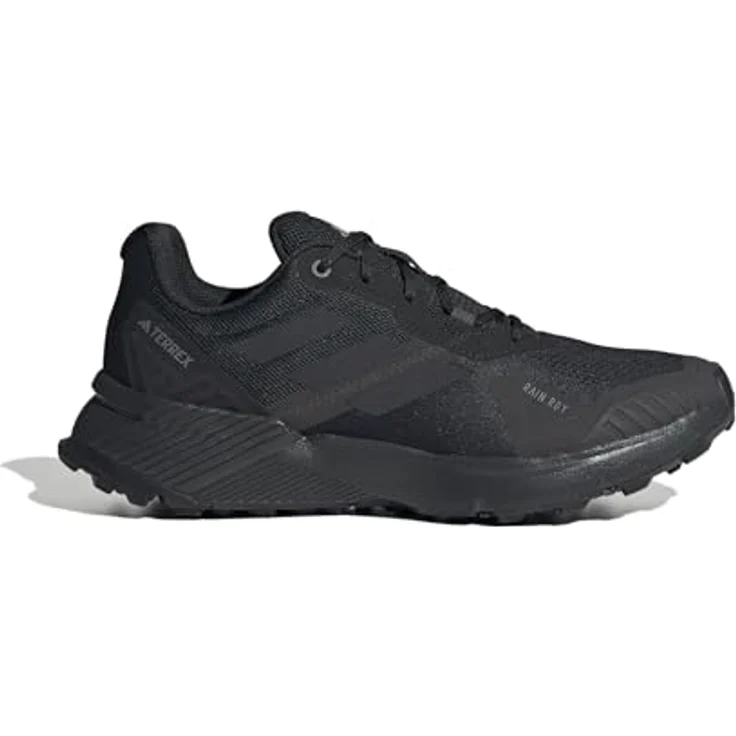 adidas Terrex Soulstride RAIN.RDY, Herren Laufschuhe, wasserdicht, mit Traxion-Außensohle, Schwarz, Größe 46 – Bild 2