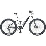 Prophete Herren DICE E-Bike, Weiß matt/schwarz matt, 27,5 Zoll, 250W Motor, 720Wh Akku, 12-Gang Shimano Deore Schaltung