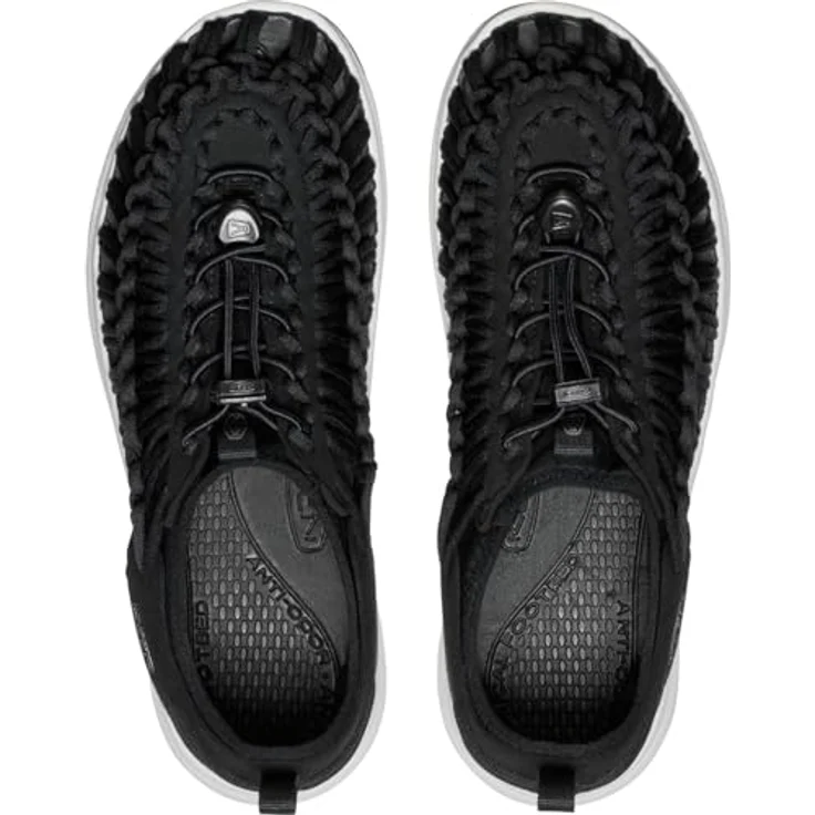 Keen Wanderschuhe Trekkingschuh, flexibles Obermaterial aus Kordeln in Häkeloptik, geruchsneutralisierendes Fußbett, elastische Zugbandschnürung – Bild 3