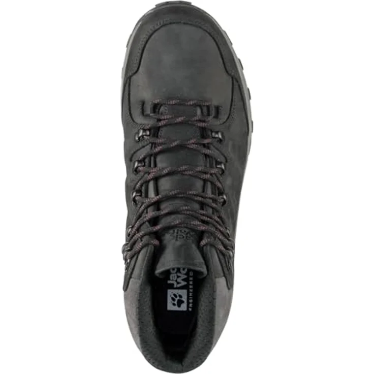 Jack Wolfskin Refugio Prime Texapore Mid M, Herren Wanderschuhe, grau, wasserdicht, schnelltrocknendes Innenfutter, individuell anpassbare Schnürung – Bild 3