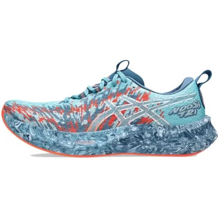 ASICS Performance Noosa Tri 16, Herren Laufschuhe, atmungsaktives Mesh-Obermaterial, gute Bodenhaftung, Gelb-Blau, Größe 44 – Bild 3