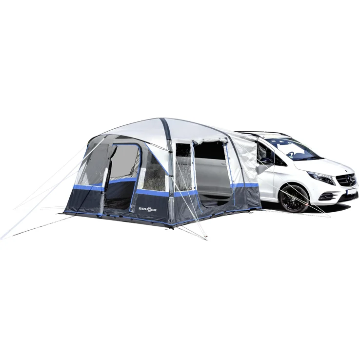 Brunner Trouper Auto-Up Vorzelt, 20.50 kg mit elektrischem Aufblasesystem, inkl. Markisenrohr-Anschluss und Aufbauzubehör