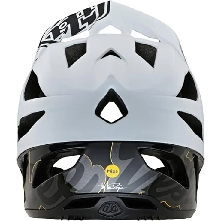 Troy Lee Designs Stage MIPS Helm, Mountainbike-Helm mit 14 Belüftungsöffnungen, Farbe: signature white, Größe: XL/XXL (60-63 cm) – Bild 3