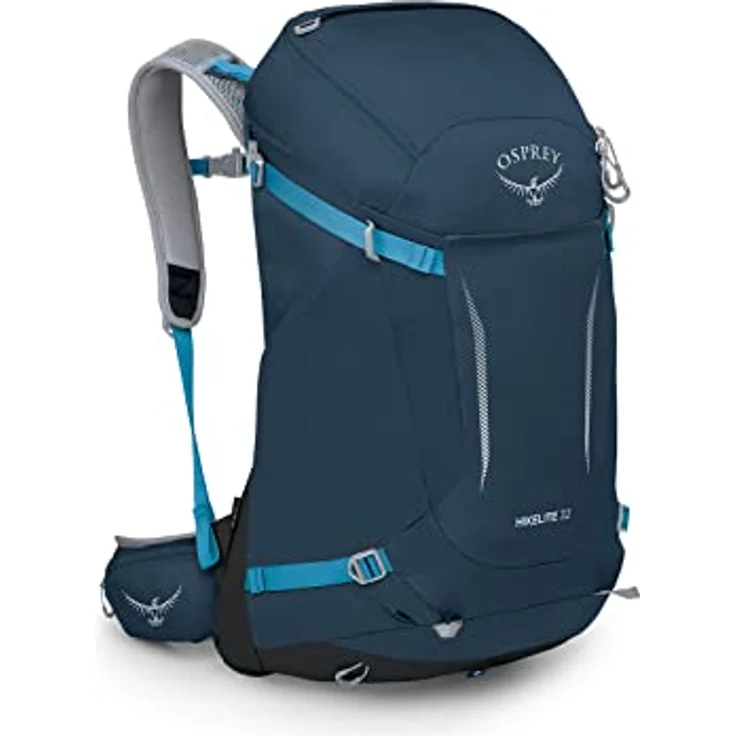 Osprey Hikelite 32 Atlas Blue M/L, Wanderrucksack mit gespannter Mesh-Rückenplatte – Bild 1