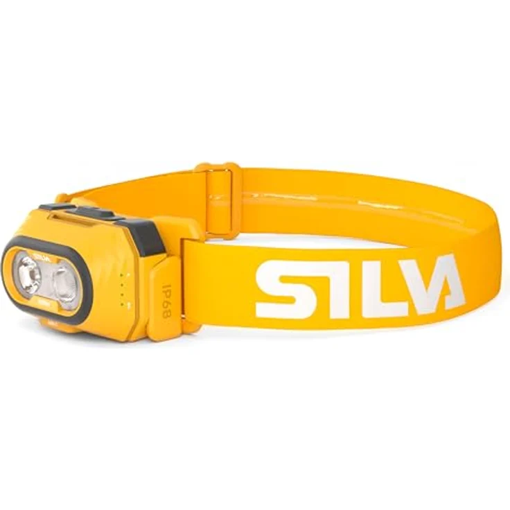 Silva Explore 5, Stirnlampe LED Wiederaufladbar mit 700 Lumen, 4 Helligkeitsstufen, Weiß, Orange & Rotlicht, IP68 wasserdicht, Batterieanzeige, inklusive Helmhalterung und USB-C-Kabel – Bild 1
