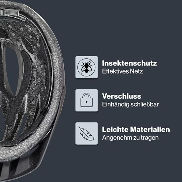 UVEX VIVA 3 S4109840915 Kinderfahrradhelm, Größe 52-57, in Blau – Bild 4