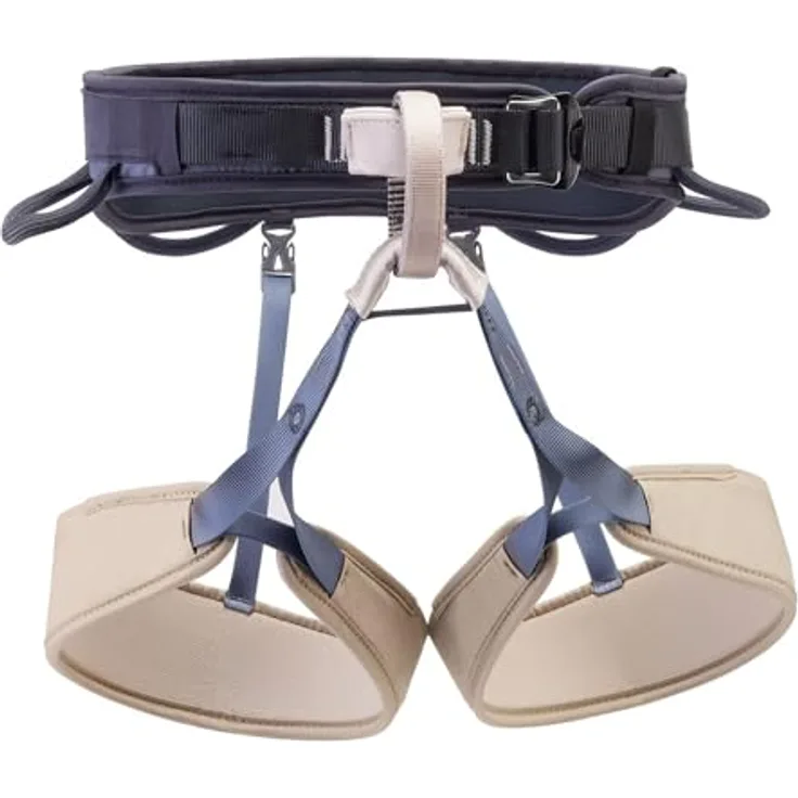 PETZL CORAX LT Klettergurt, Unisex, komfortabler Hüftgurt mit FRAME Technology, Dark Grey, XL