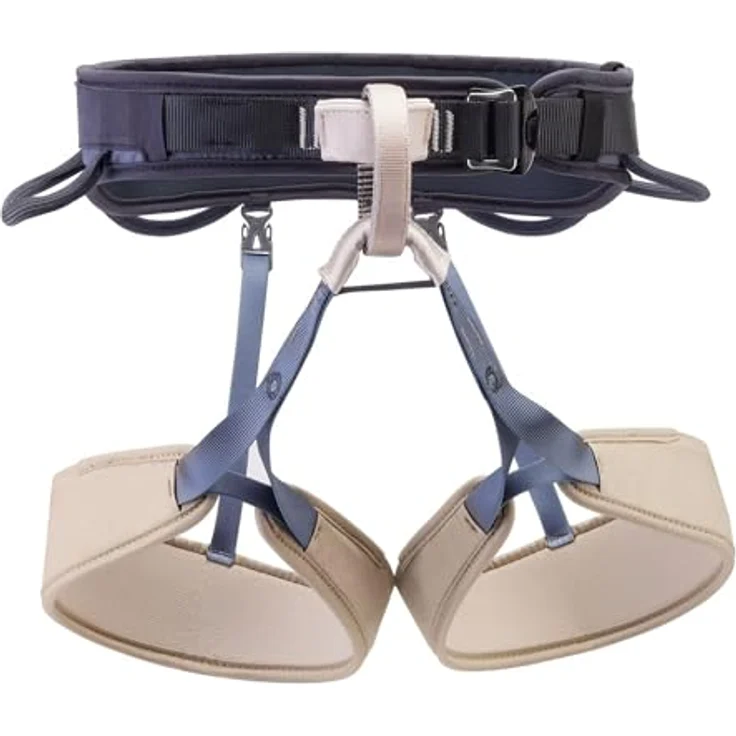 PETZL CORAX LT Klettergurt, Unisex, komfortabler Hüftgurt mit FRAME Technology, Dark Grey, XL – Bild 1