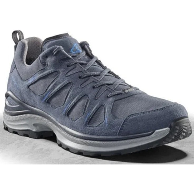 Lowa INNOX EVO II GTX Wanderschuh, Größe 43.5 EU, dunkelpetrol/grau, low-cut, normale Schuhweite – Bild 2