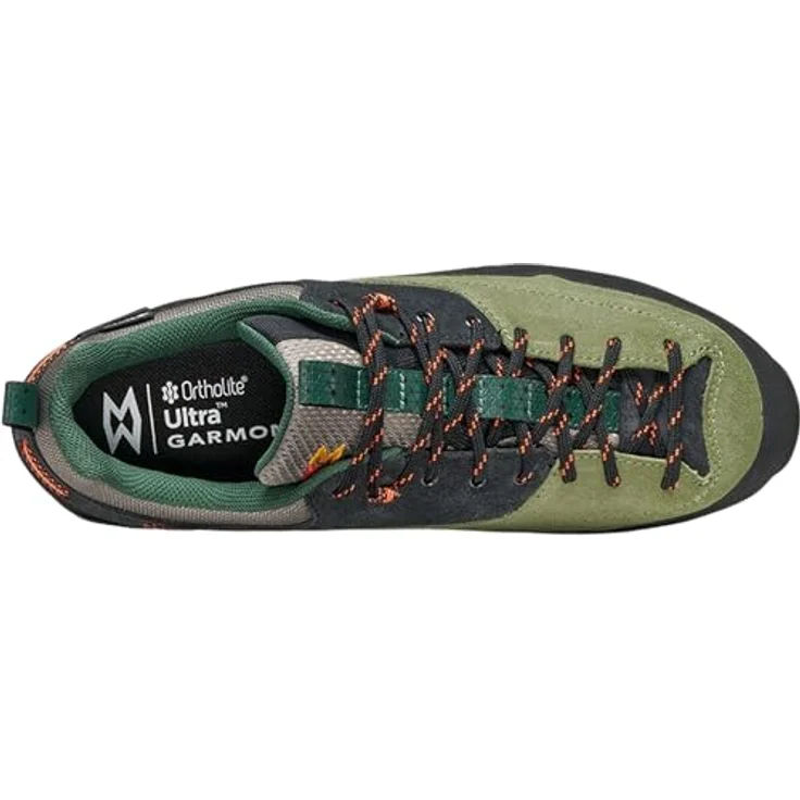 Garmont Dragontail MNT Evo GTX, wasserdichte Herren Zustiegsschuhe mit Wildleder-Obermaterial und griffiger VIBRAM-Laufsohle | Black/Olivine EU 44 – Bild 5