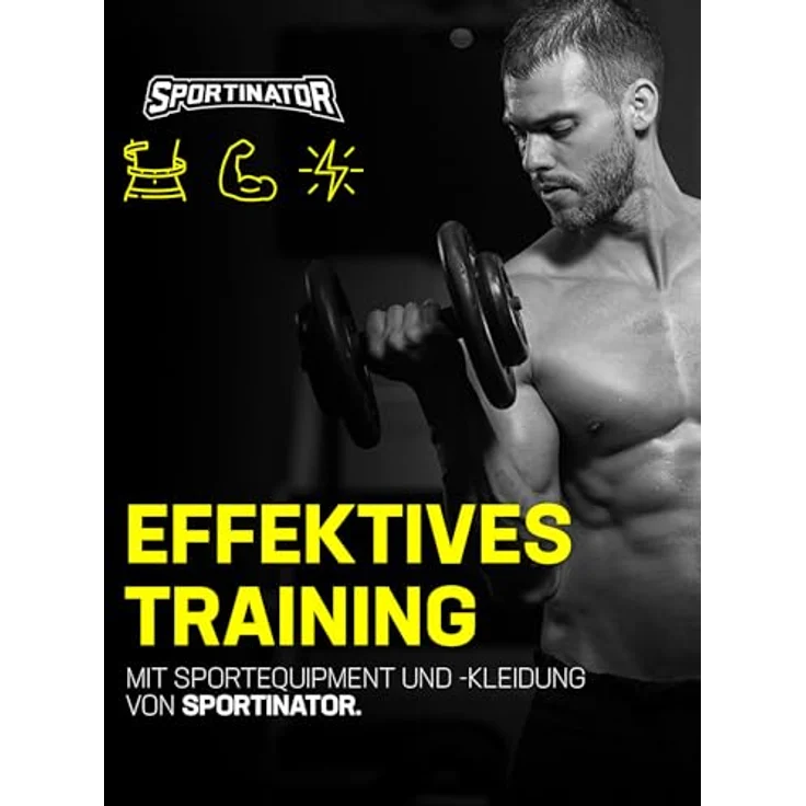 SPORTINATOR Arm- & Bein-Gewichtsmanschetten 2 * 0,5/1/1,5 kg Ankle Weights für Damen, Herren (2 * 0,5 kg) (2 x 1,5 kg) - Strapazierfähiges Polyester und PVC, Klettverschluss, Trainingserhöhung – Bild 2