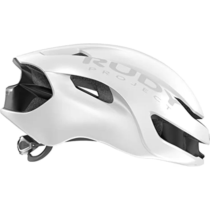 Rudy Project Nytron Helm, aerodynamischer Fahrradhelm mit effizienter Belüftung, Weiß, Größe L – Bild 3