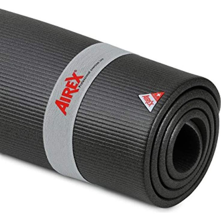 Airex Coronella 200, Yogamatte mit 15 mm Dämpfung, schiefer, antibakteriell, rutschfest, wasserfest – Bild 3